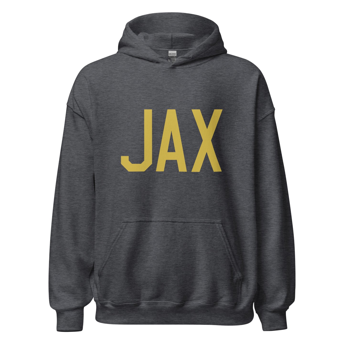 Aviation Gift Unisex Hoodie - Old Gold Graphic • JAX Jacksonville • YHM Designs - Image 03