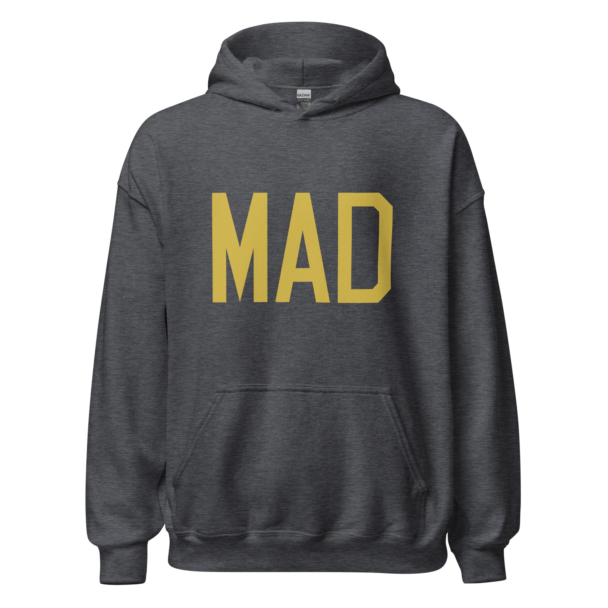 Aviation Gift Unisex Hoodie - Old Gold Graphic • MAD Madrid • YHM Designs - Image 03
