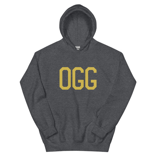 Aviation Gift Unisex Hoodie - Old Gold Graphic • OGG Maui • YHM Designs - Image 01