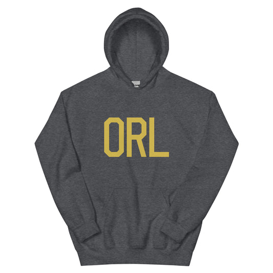 Aviation Gift Unisex Hoodie - Old Gold Graphic • ORL Orlando • YHM Designs - Image 01