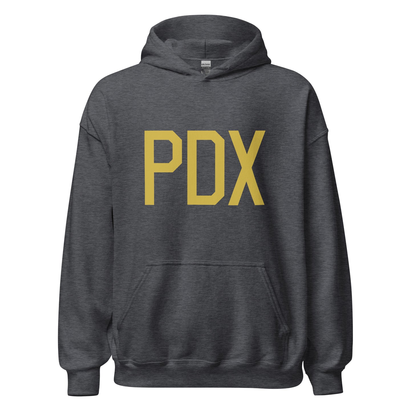 Aviation Gift Unisex Hoodie - Old Gold Graphic • PDX Portland • YHM Designs - Image 03