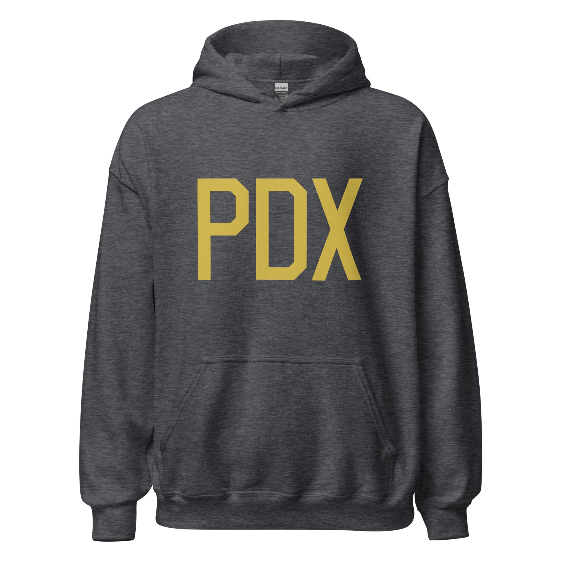 Aviation Gift Unisex Hoodie - Old Gold Graphic • PDX Portland • YHM Designs - Image 03