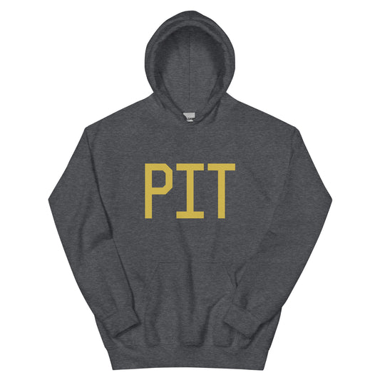 Aviation Gift Unisex Hoodie - Old Gold Graphic • PIT Pittsburgh • YHM Designs - Image 01