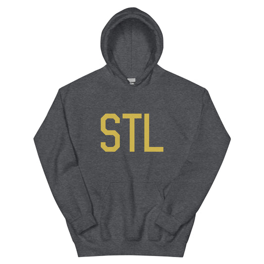 Aviation Gift Unisex Hoodie - Old Gold Graphic • STL St. Louis • YHM Designs - Image 01
