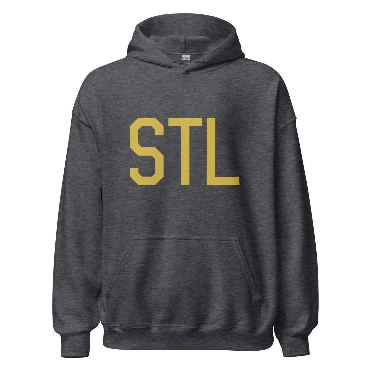 Aviation Gift Unisex Hoodie - Old Gold Graphic • STL St. Louis • YHM Designs - Image 03