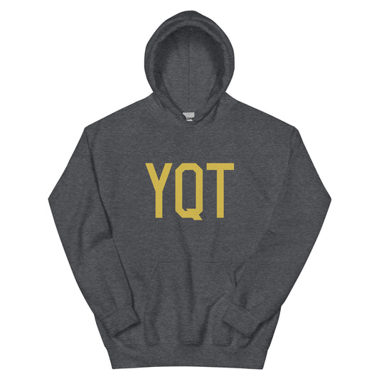 Aviation Gift Unisex Hoodie - Old Gold Graphic • YQT Thunder Bay • YHM Designs - Image 01