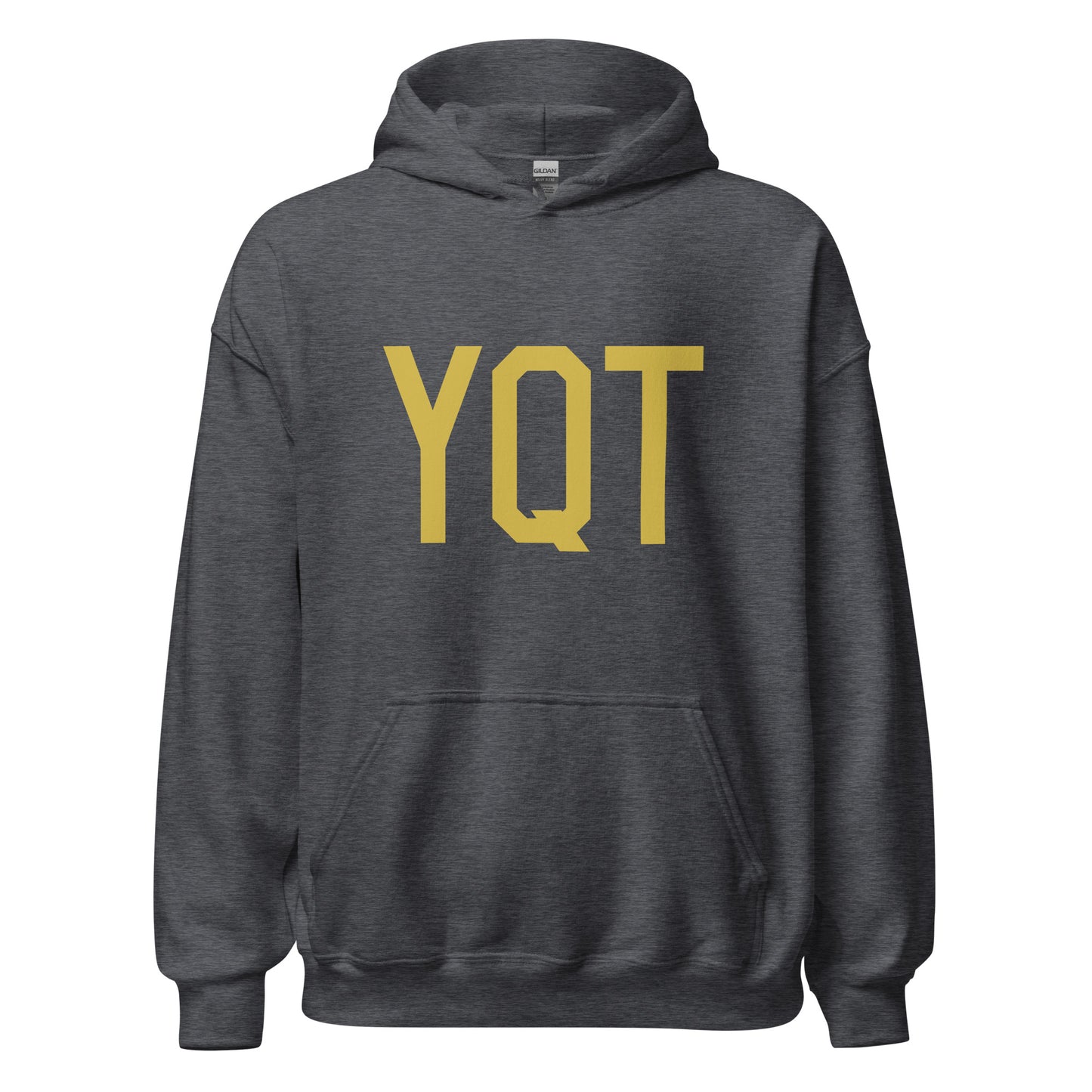 Aviation Gift Unisex Hoodie - Old Gold Graphic • YQT Thunder Bay • YHM Designs - Image 03