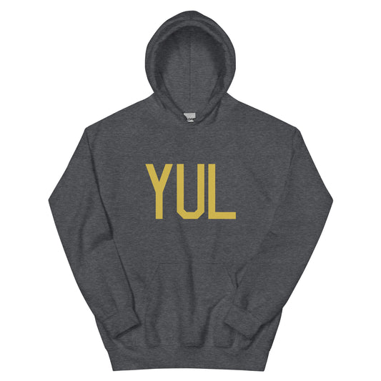 Aviation Gift Unisex Hoodie - Old Gold Graphic • YUL Montreal • YHM Designs - Image 01