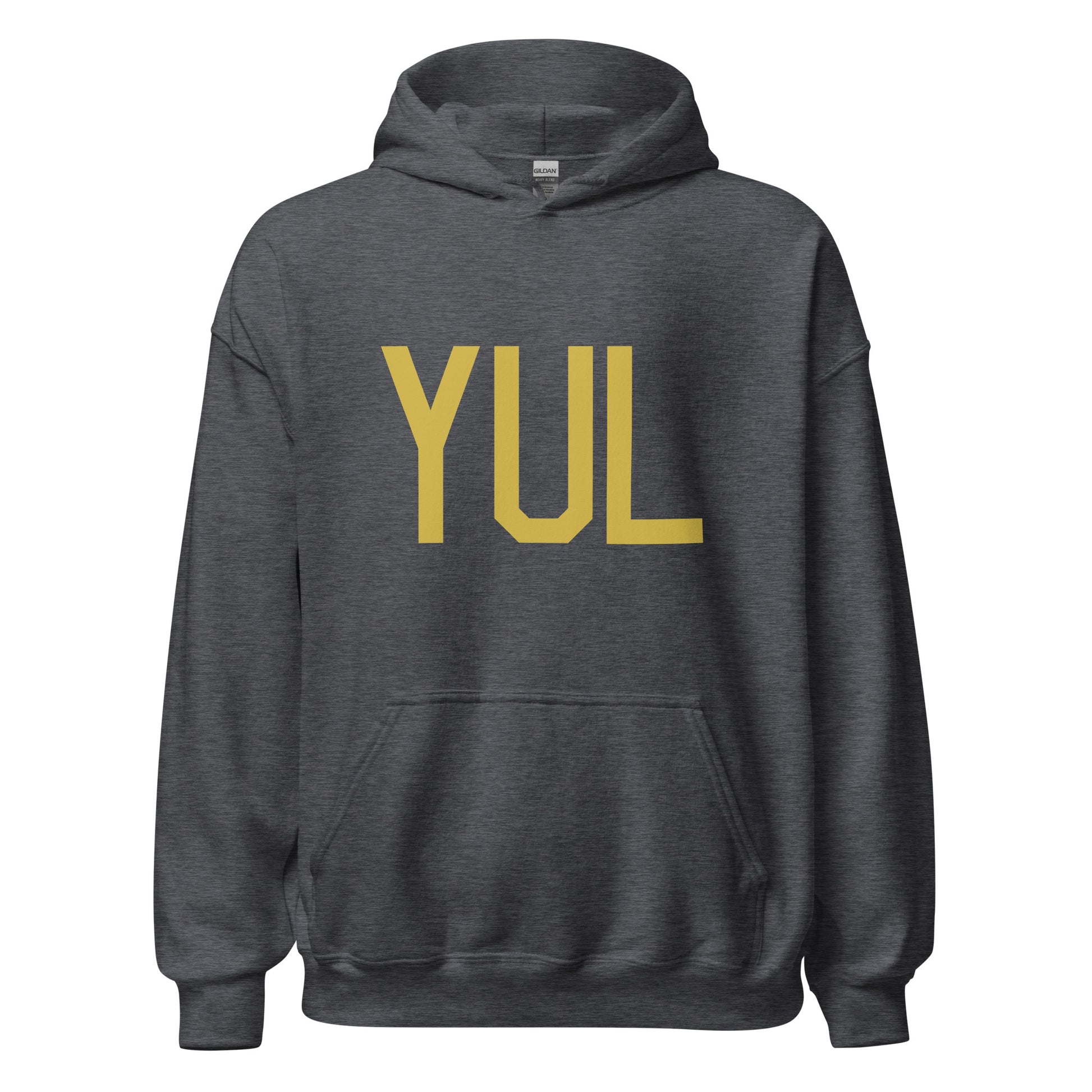Aviation Gift Unisex Hoodie - Old Gold Graphic • YUL Montreal • YHM Designs - Image 03