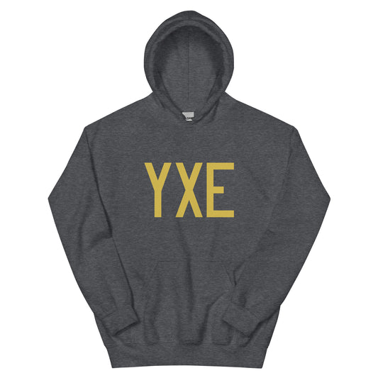 Aviation Gift Unisex Hoodie - Old Gold Graphic • YXE Saskatoon • YHM Designs - Image 01