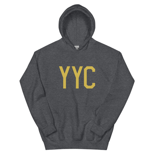 Aviation Gift Unisex Hoodie - Old Gold Graphic • YYC Calgary • YHM Designs - Image 01