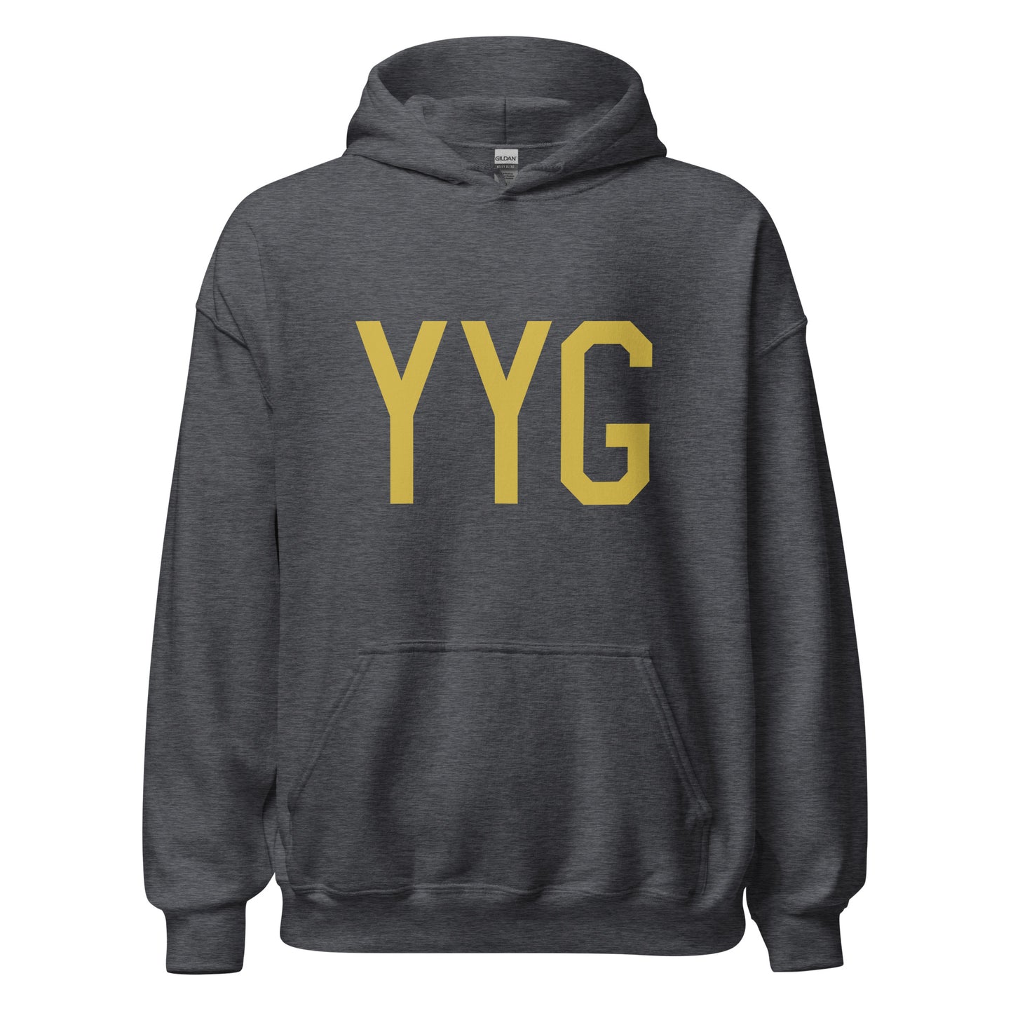 Aviation Gift Unisex Hoodie - Old Gold Graphic • YYG Charlottetown • YHM Designs - Image 03