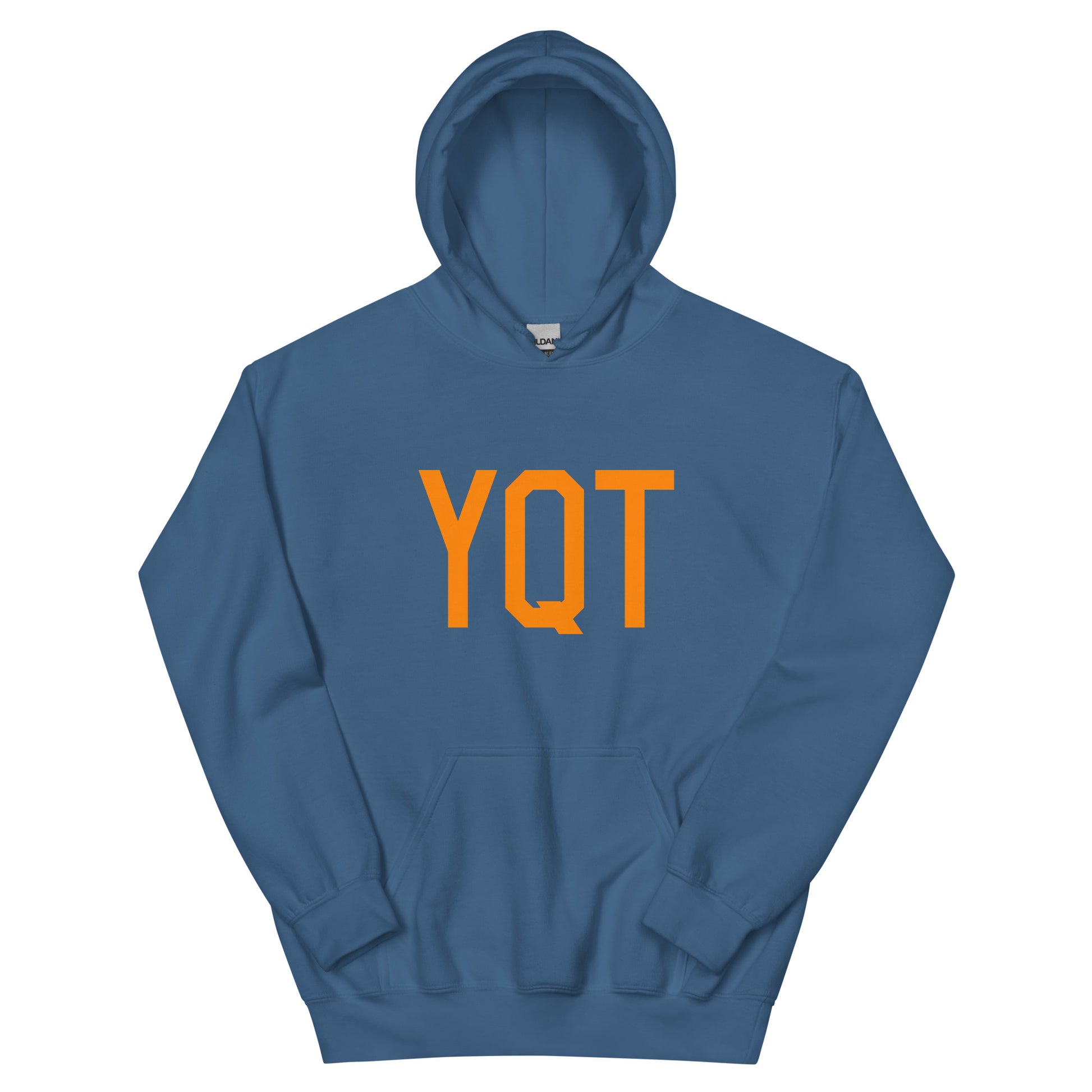 Unisex Hoodie - Orange Graphic • YQT Thunder Bay • YHM Designs - Image 05