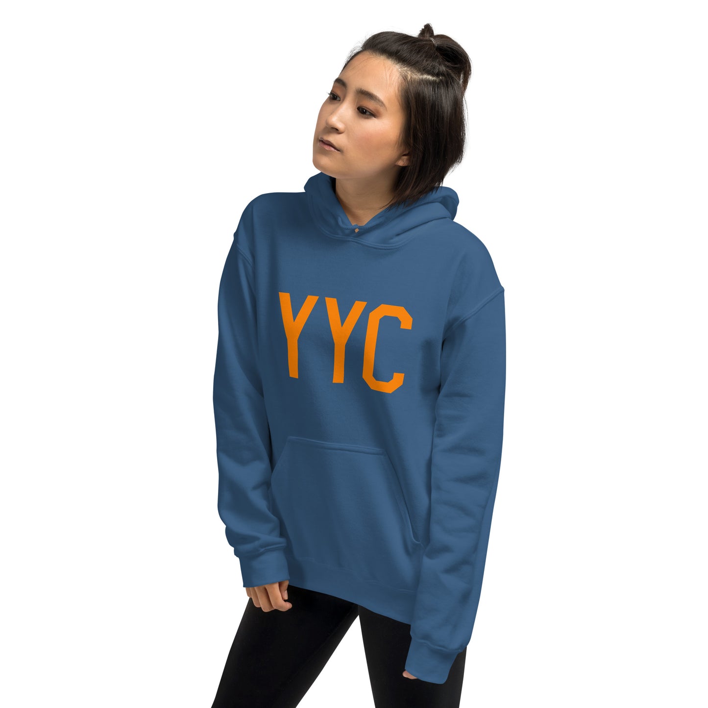 Unisex Hoodie - Orange Graphic • YYC Calgary • YHM Designs - Image 10