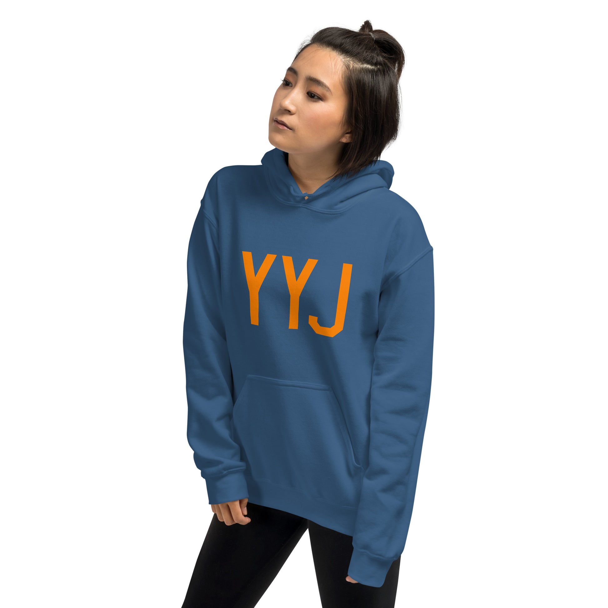 Unisex Hoodie - Orange Graphic • YYJ Victoria • YHM Designs - Image 10