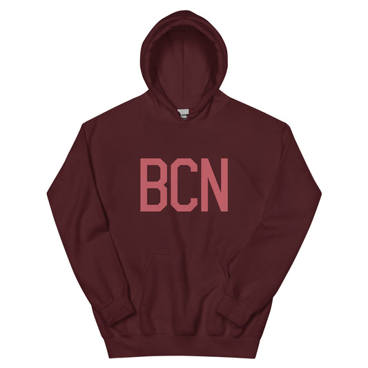 Aviation Enthusiast Hoodie - Deep Pink Graphic • BCN Barcelona • YHM Designs - Image 02