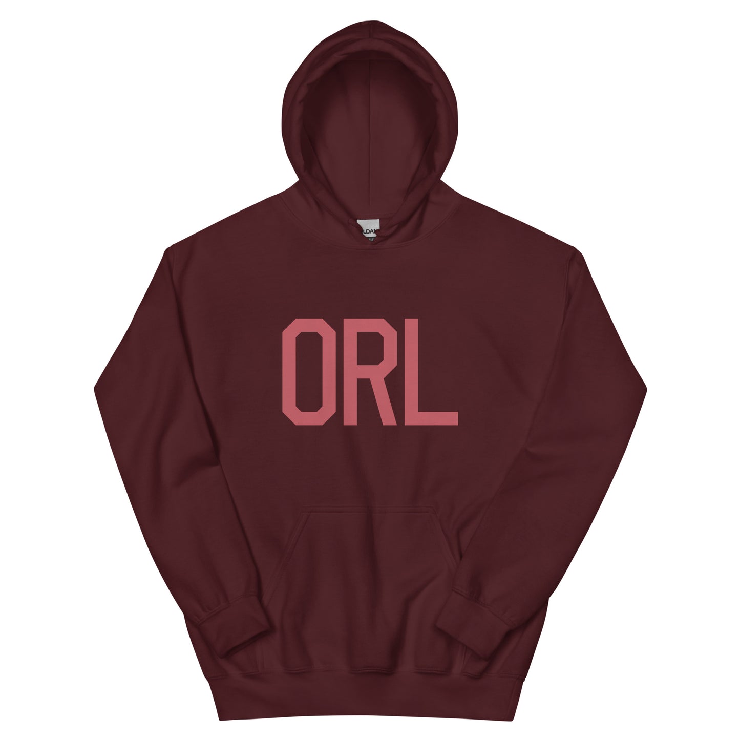 Aviation Enthusiast Hoodie - Deep Pink Graphic • ORL Orlando • YHM Designs - Image 02