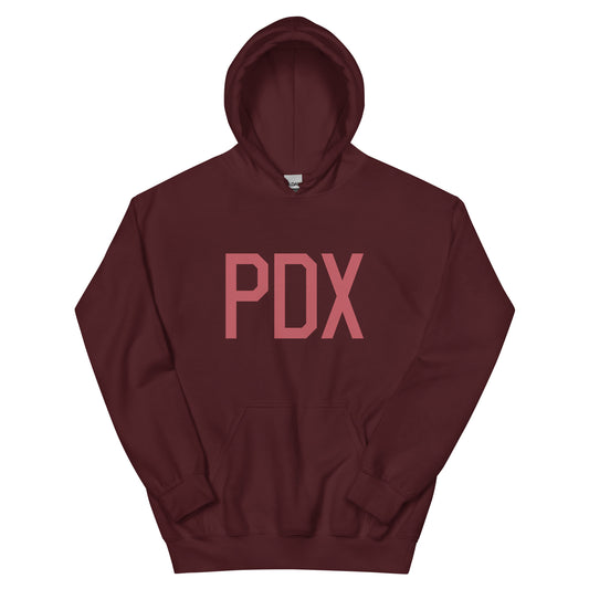 Aviation Enthusiast Hoodie - Deep Pink Graphic • PDX Portland • YHM Designs - Image 02