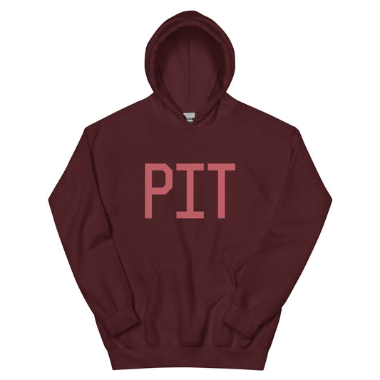Aviation Enthusiast Hoodie - Deep Pink Graphic • PIT Pittsburgh • YHM Designs - Image 02