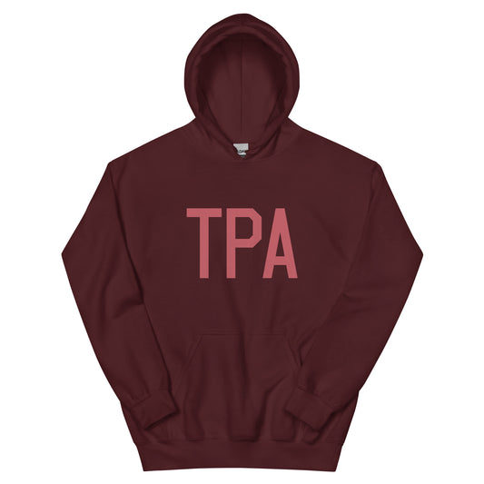 Aviation Enthusiast Hoodie - Deep Pink Graphic • TPA Tampa • YHM Designs - Image 02