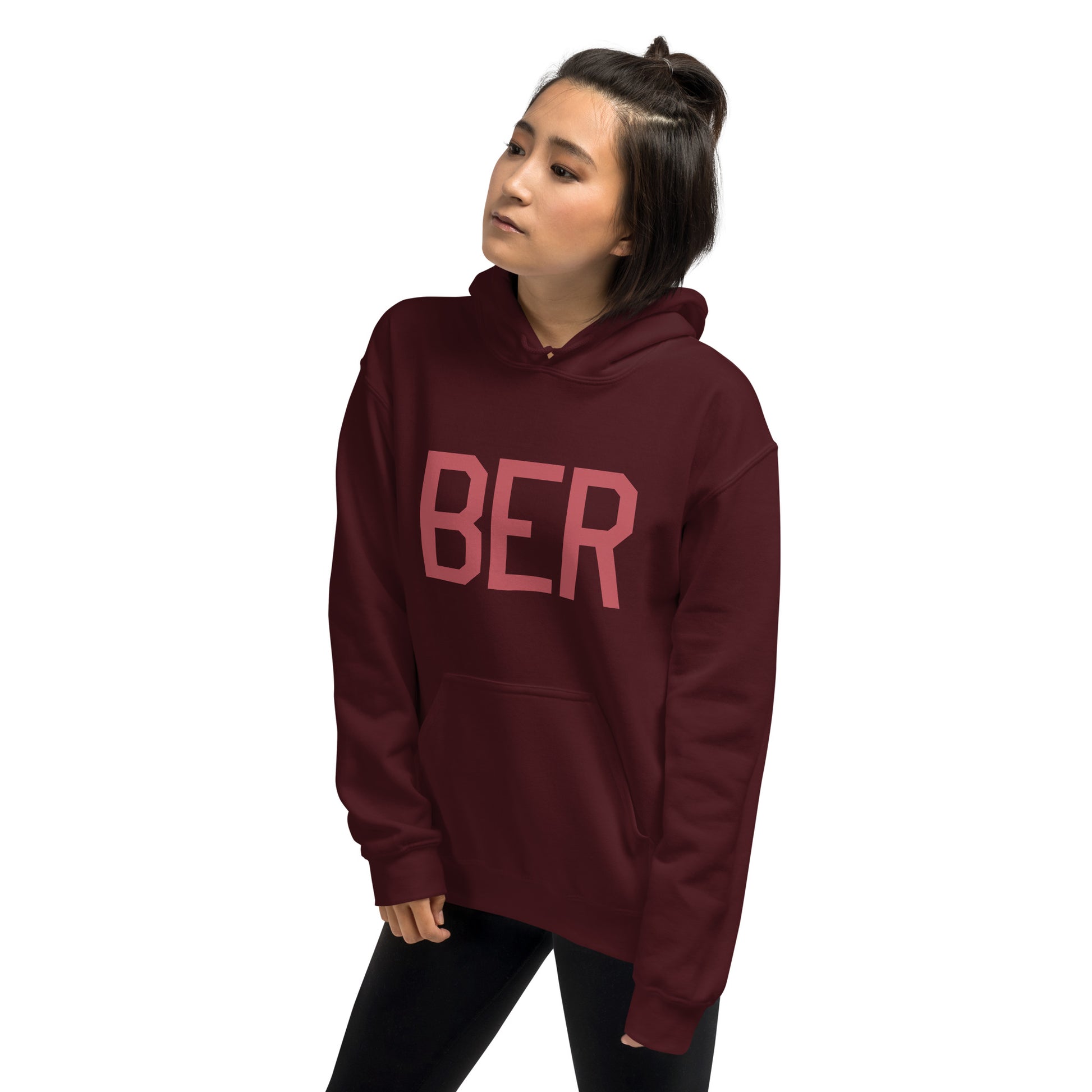 Aviation Enthusiast Hoodie - Deep Pink Graphic • BER Berlin • YHM Designs - Image 10