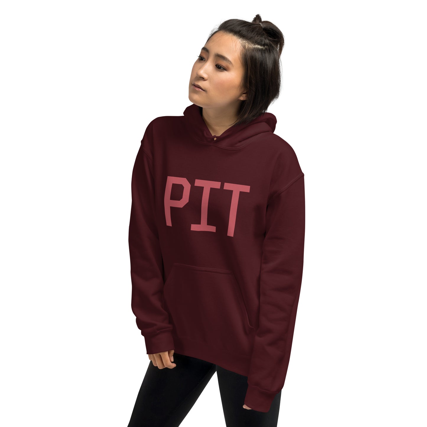 Aviation Enthusiast Hoodie - Deep Pink Graphic • PIT Pittsburgh • YHM Designs - Image 10