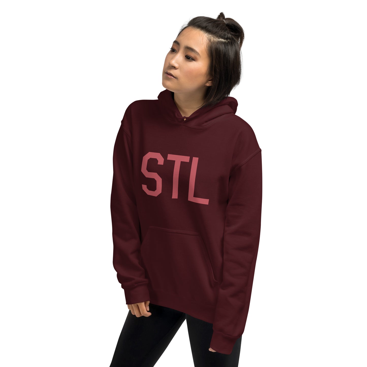 Aviation Enthusiast Hoodie - Deep Pink Graphic • STL St. Louis • YHM Designs - Image 10