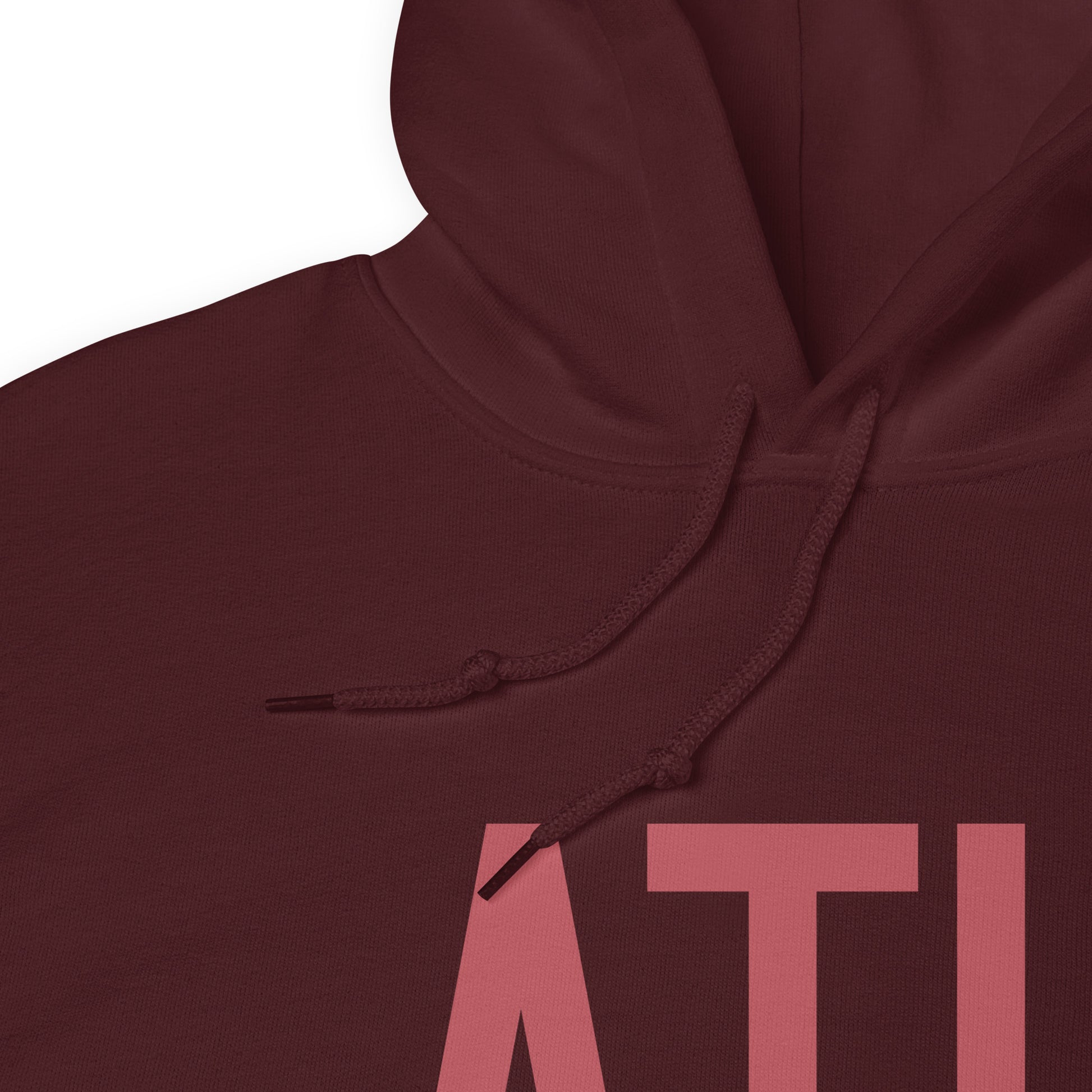 Aviation Enthusiast Hoodie - Deep Pink Graphic • ATL Atlanta • YHM Designs - Image 08