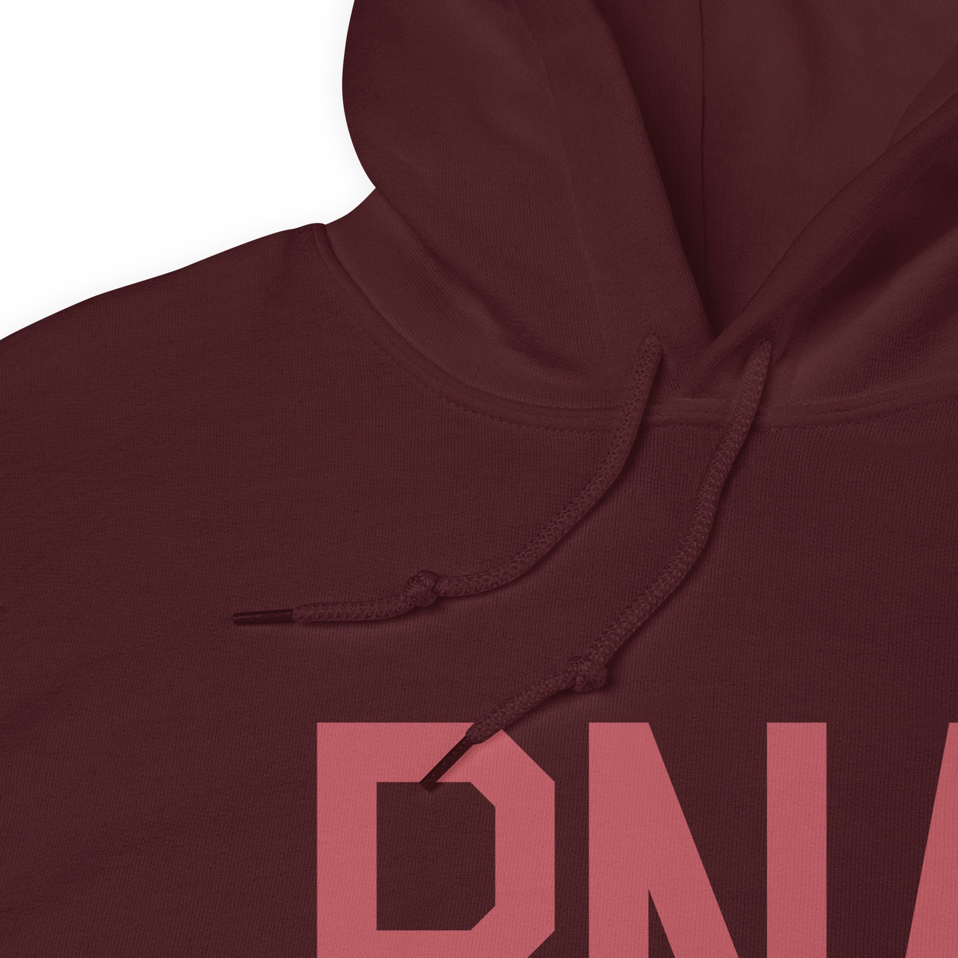 BNA Nashville Unisex Hoodie • Air Force Lettering in Deep Pink • YHM Designs - Image 08