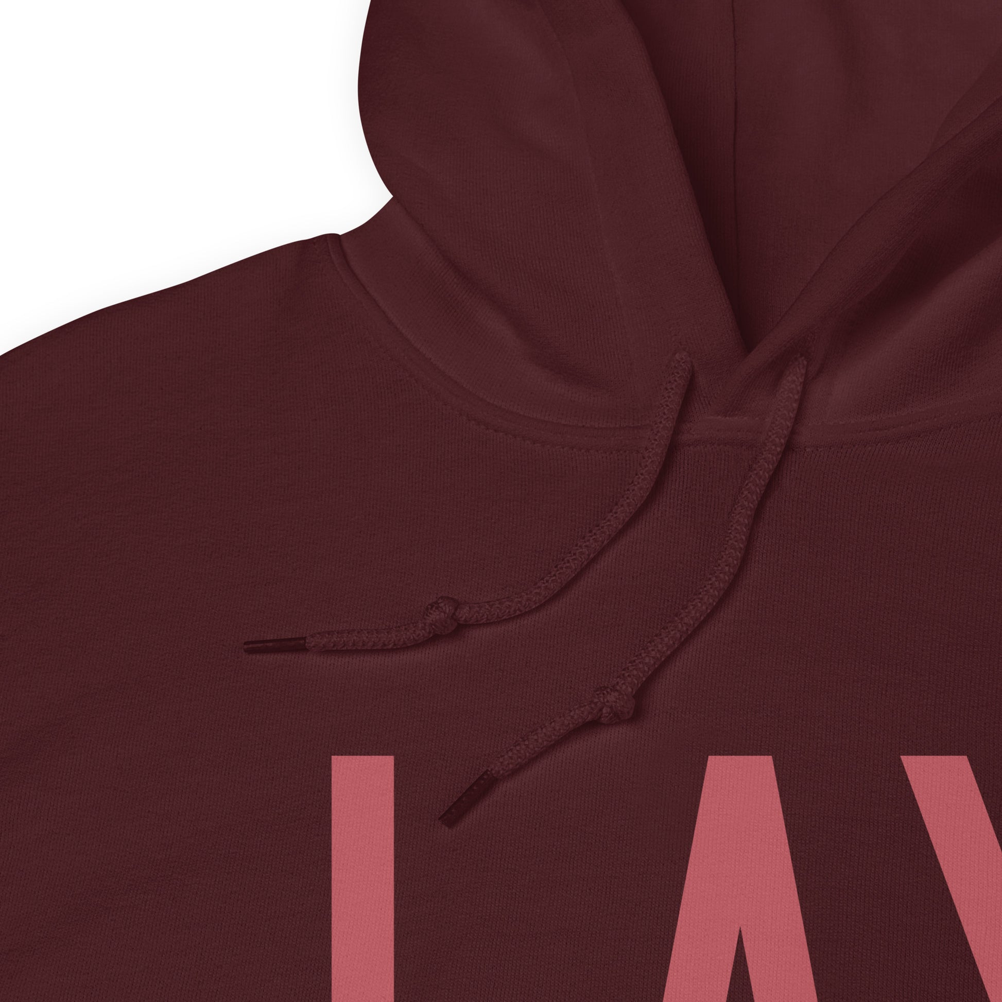 Aviation Enthusiast Hoodie - Deep Pink Graphic • LAX Los Angeles • YHM Designs - Image 08