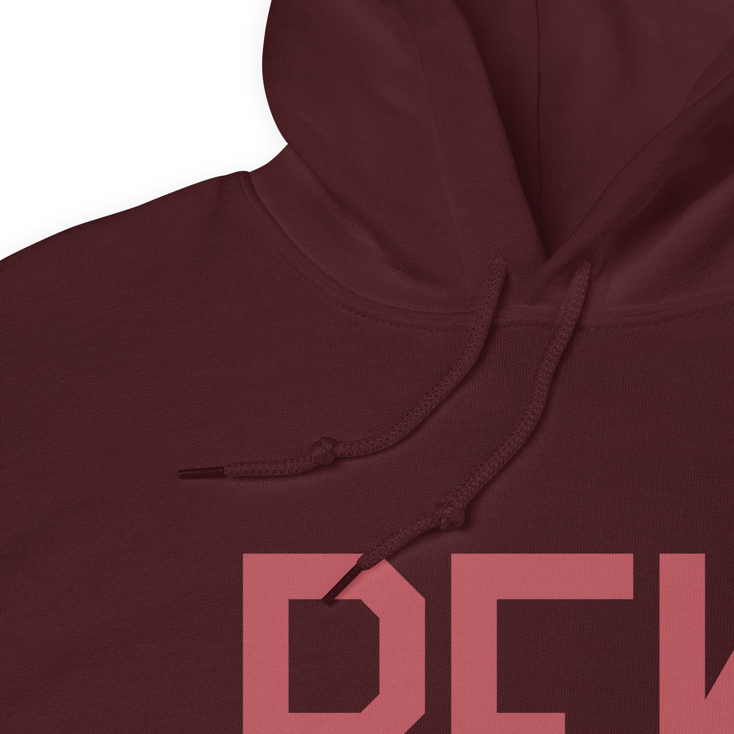 Aviation Enthusiast Hoodie - Deep Pink Graphic • PEK Beijing • YHM Designs - Image 08