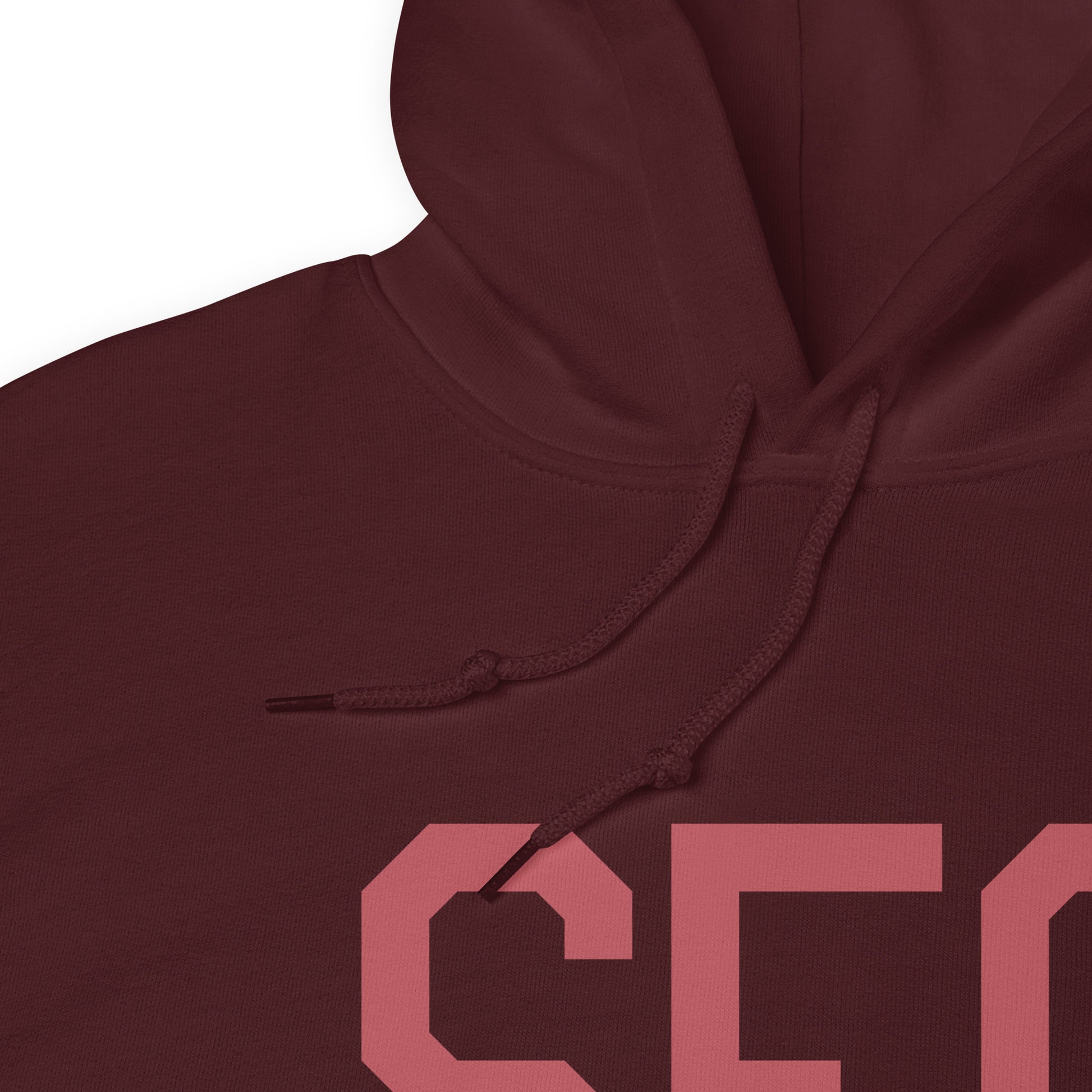 Aviation Enthusiast Hoodie - Deep Pink Graphic • SFO San Francisco • YHM Designs - Image 08