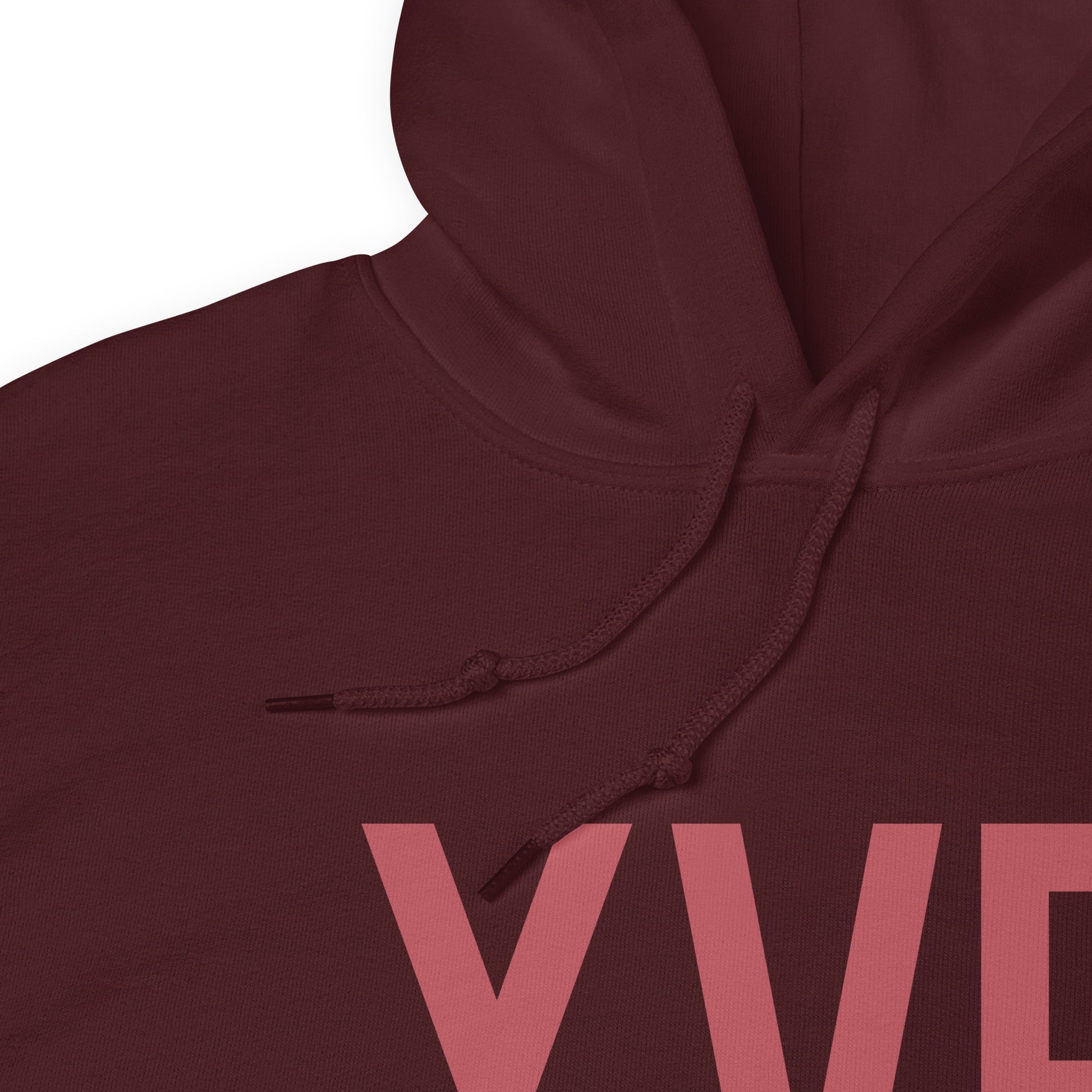 Aviation Enthusiast Hoodie - Deep Pink Graphic • YVR Vancouver • YHM Designs - Image 08