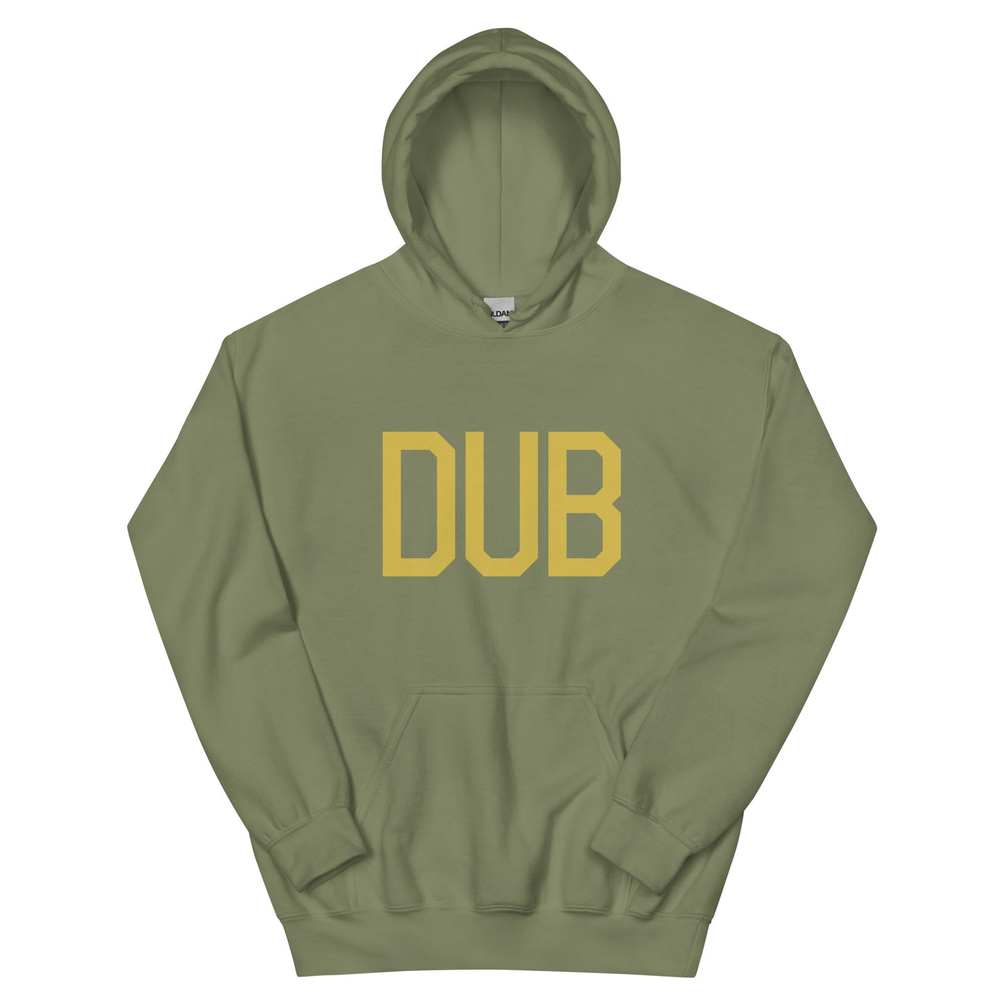 Aviation Gift Unisex Hoodie - Old Gold Graphic • DUB Dublin • YHM Designs - Image 02