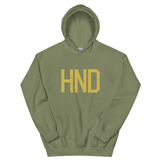 Aviation Gift Unisex Hoodie - Old Gold Graphic • HND Tokyo • YHM Designs - Image 02