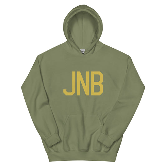 Aviation Gift Unisex Hoodie - Old Gold Graphic • JNB Johannesburg • YHM Designs - Image 02