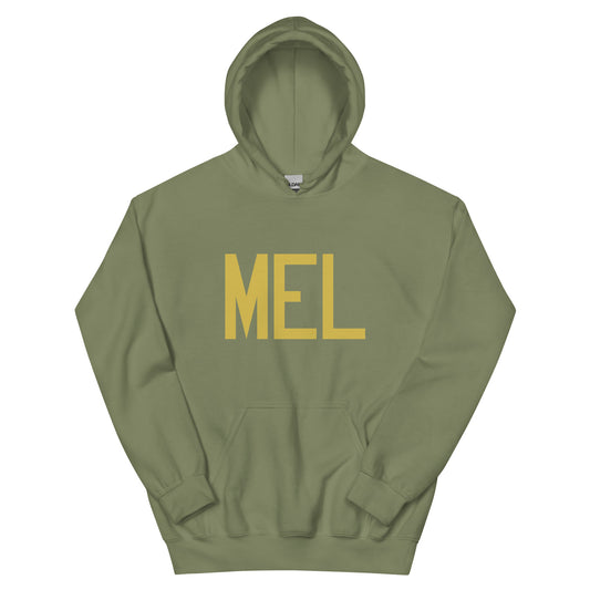 Aviation Gift Unisex Hoodie - Old Gold Graphic • MEL Melbourne • YHM Designs - Image 02