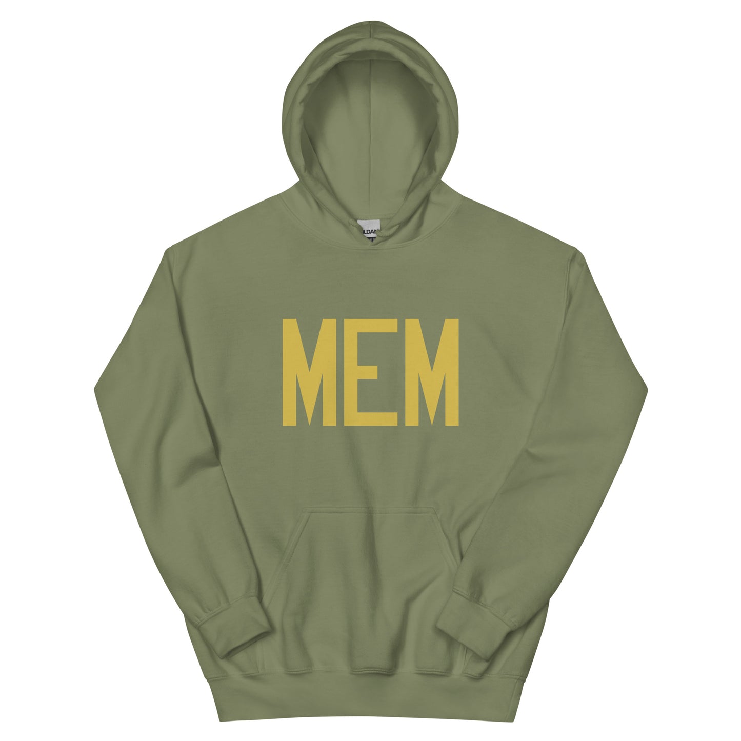 Aviation Gift Unisex Hoodie - Old Gold Graphic • MEM Memphis • YHM Designs - Image 02