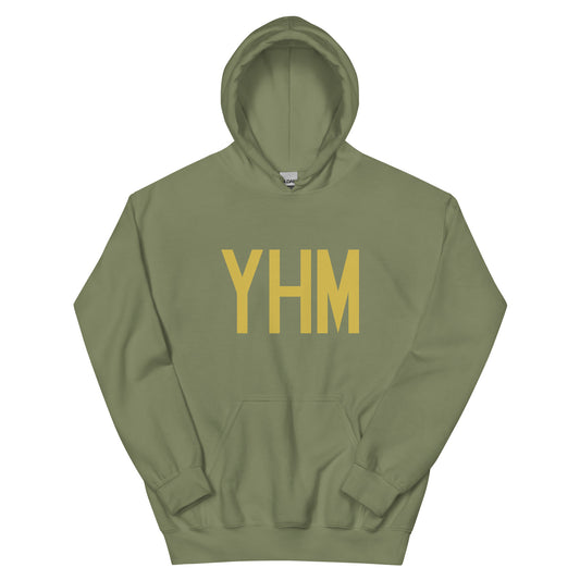 Aviation Gift Unisex Hoodie - Old Gold Graphic • YHM Hamilton • YHM Designs - Image 02