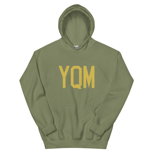 Aviation Gift Unisex Hoodie - Old Gold Graphic • YQM Moncton • YHM Designs - Image 02