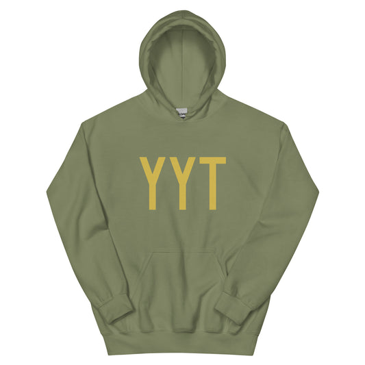 Aviation Gift Unisex Hoodie - Old Gold Graphic • YYT St. John's • YHM Designs - Image 02