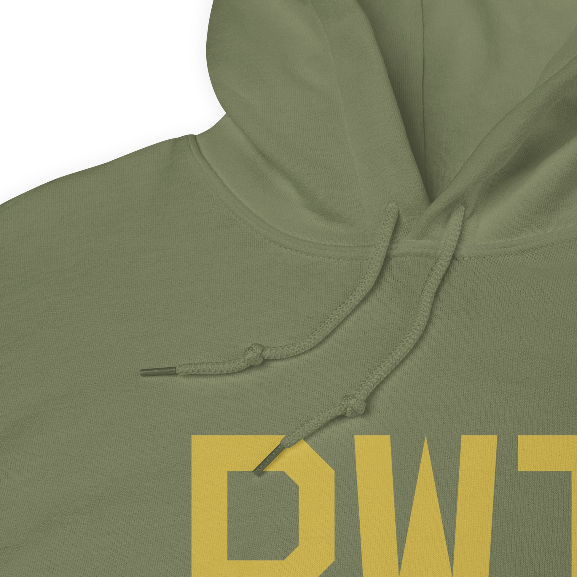 Aviation Gift Unisex Hoodie - Old Gold Graphic • BWI Baltimore • YHM Designs - Image 08