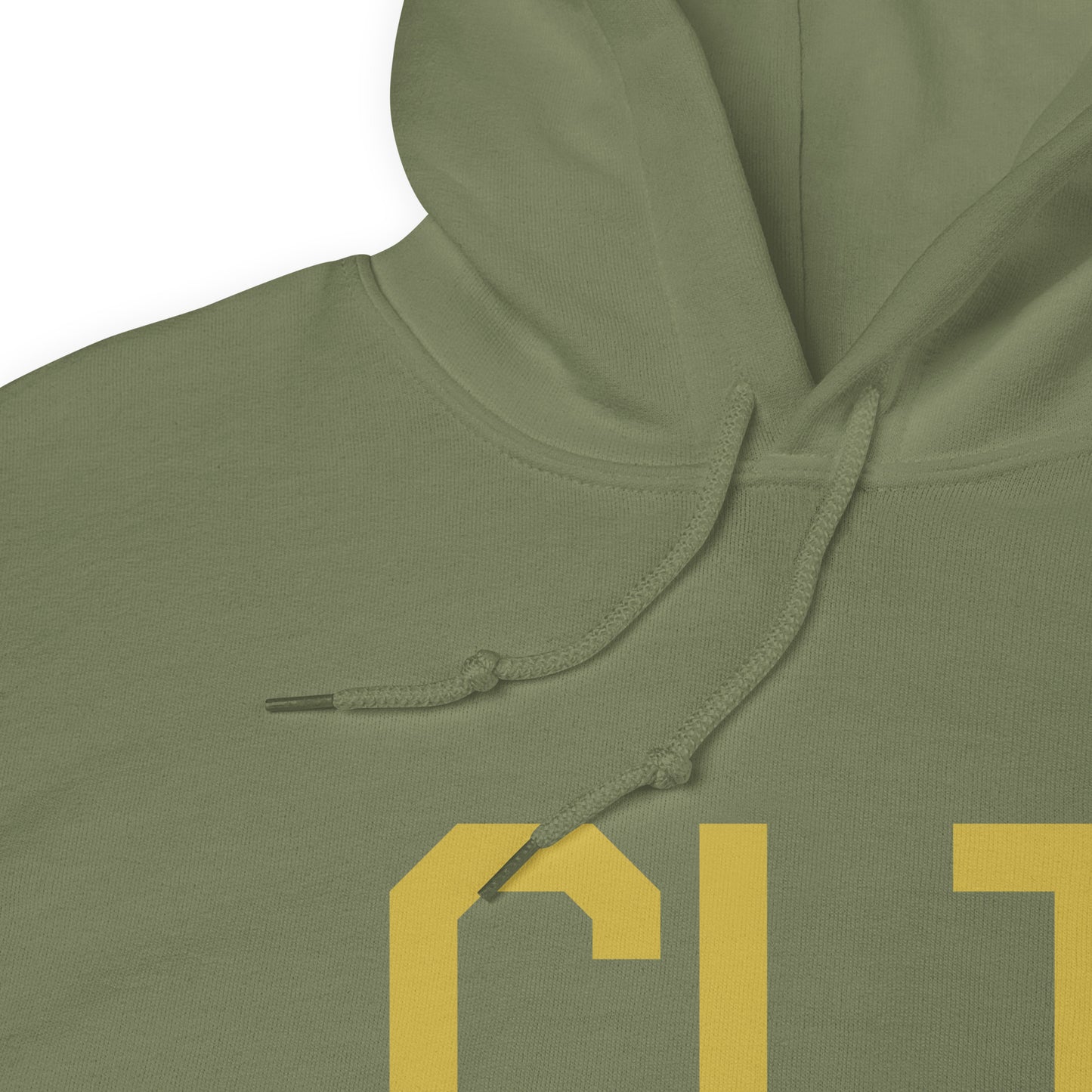 Aviation Gift Unisex Hoodie - Old Gold Graphic • CLT Charlotte • YHM Designs - Image 08