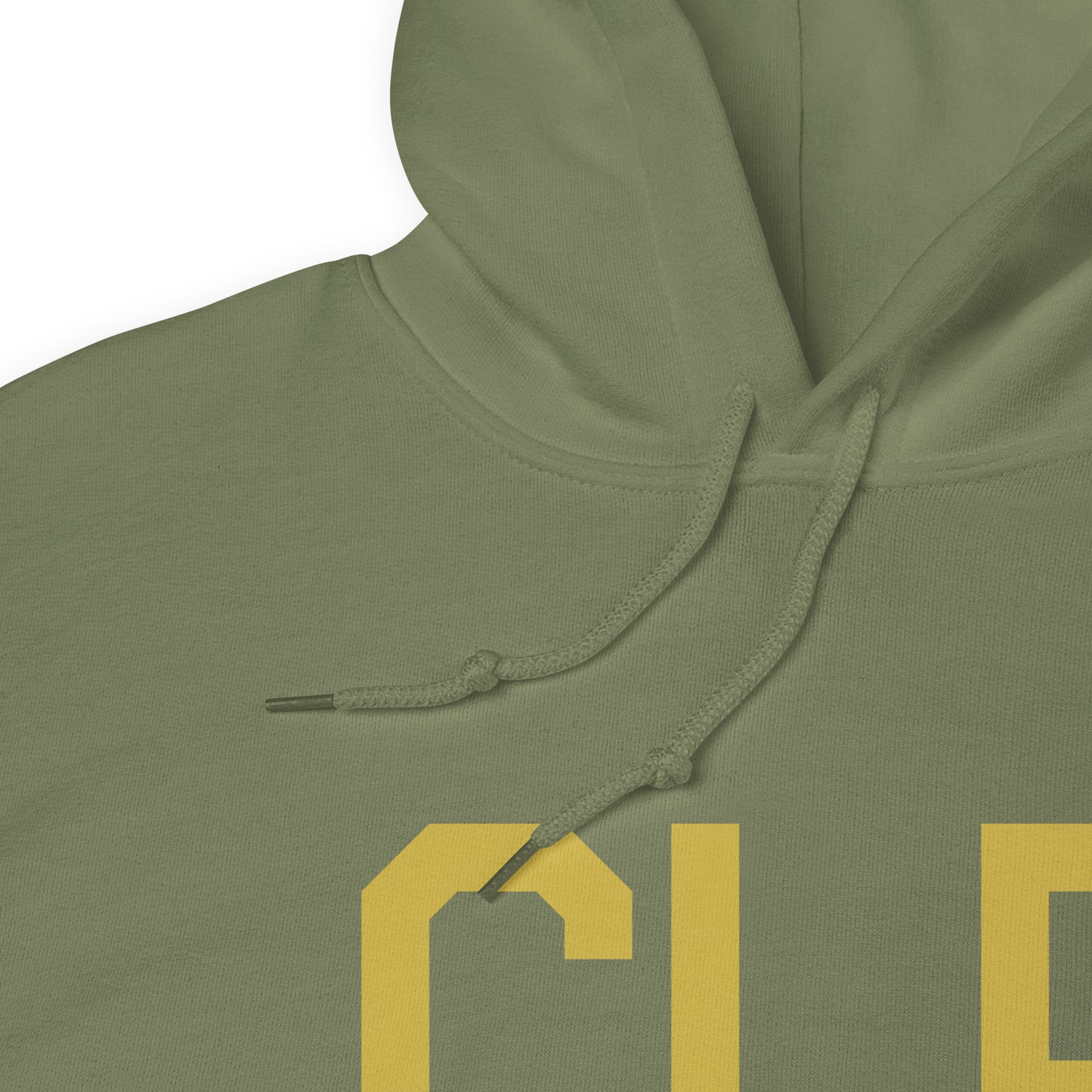Aviation Gift Unisex Hoodie - Old Gold Graphic • CLE Cleveland • YHM Designs - Image 08