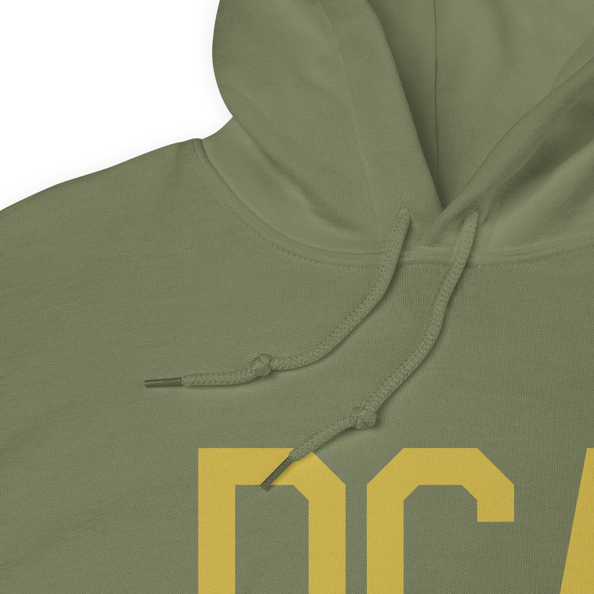 Aviation Gift Unisex Hoodie - Old Gold Graphic • DCA Washington • YHM Designs - Image 08