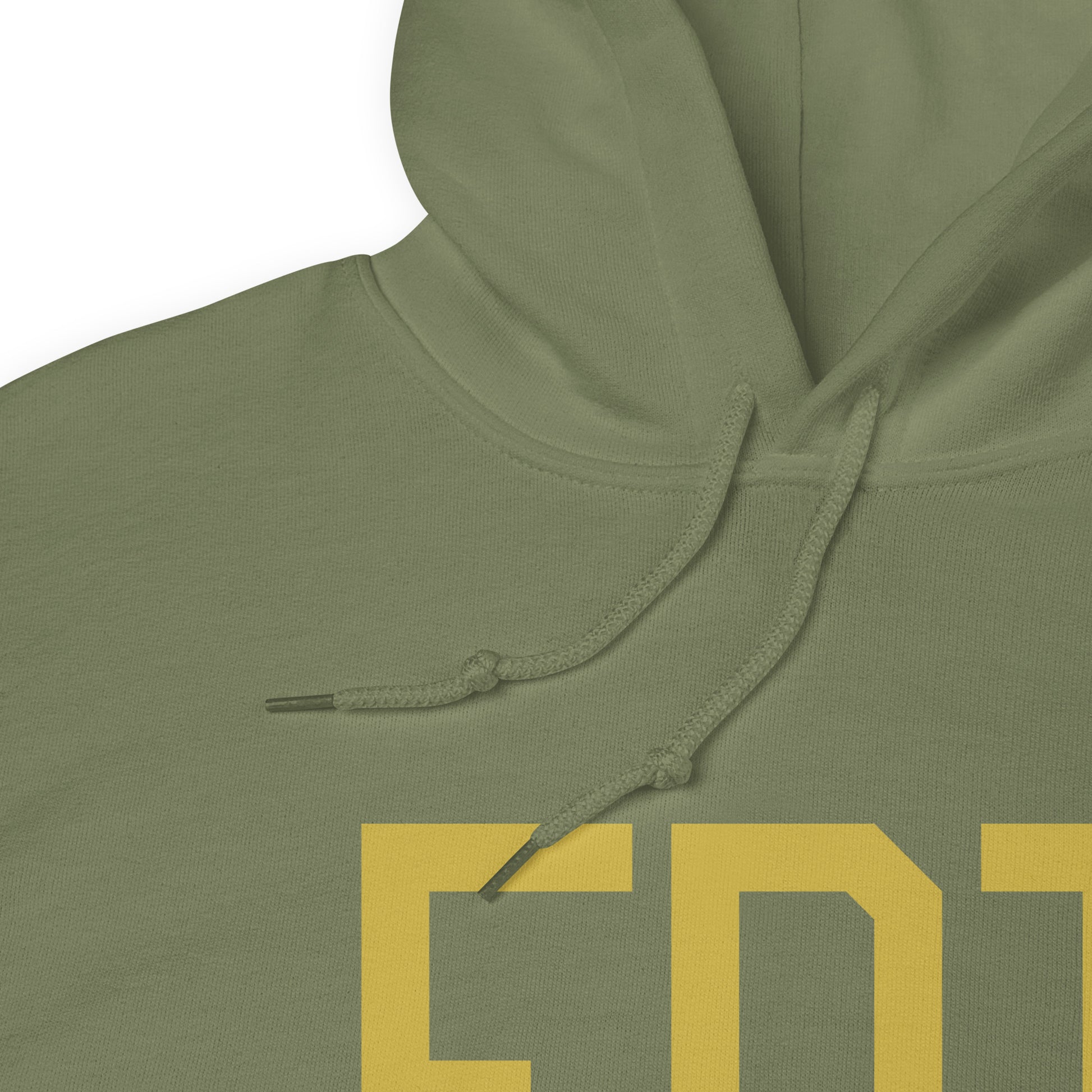 Aviation Gift Unisex Hoodie - Old Gold Graphic • EDI Edinburgh • YHM Designs - Image 08