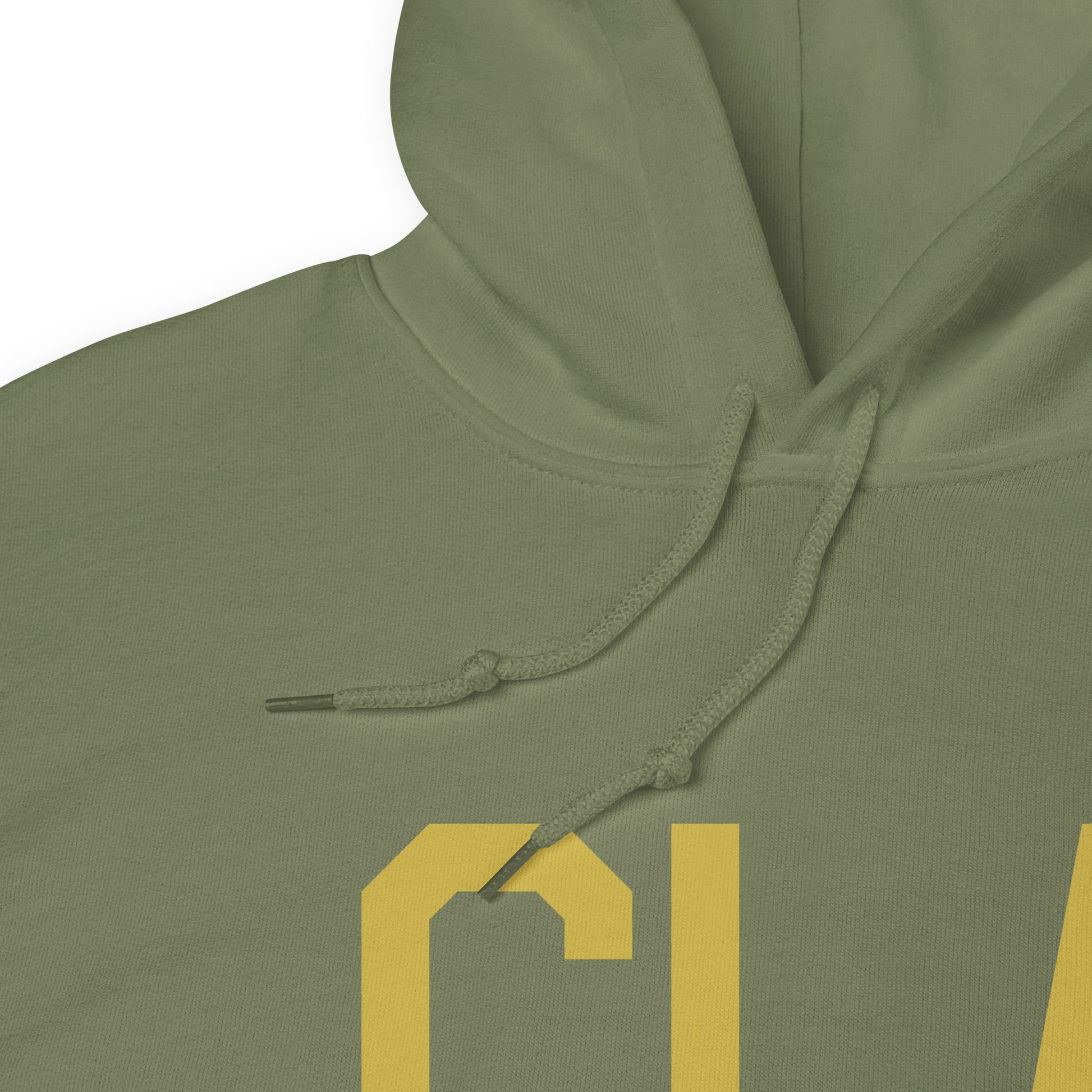 Aviation Gift Unisex Hoodie - Old Gold Graphic • GLA Glasgow • YHM Designs - Image 08