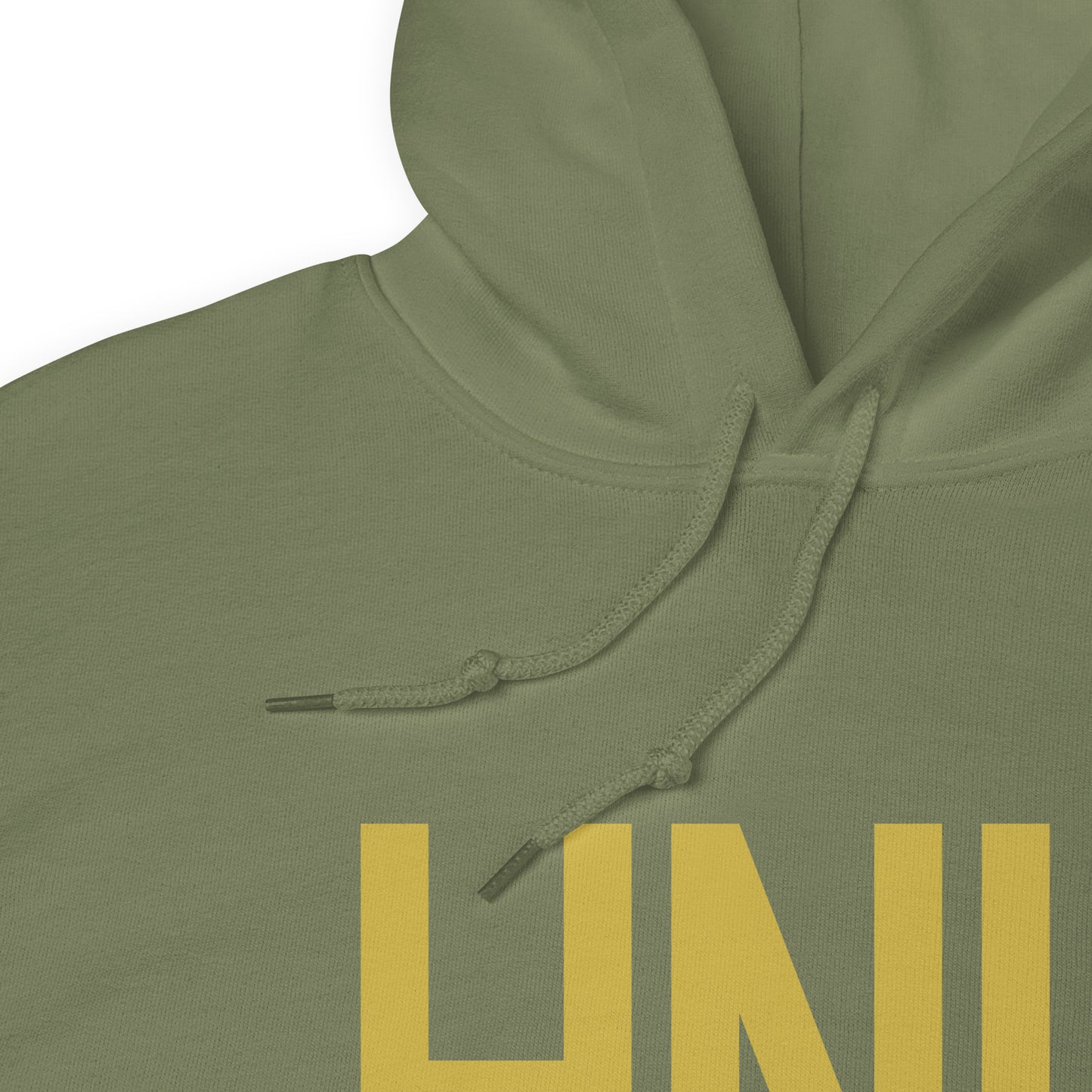 Aviation Gift Unisex Hoodie - Old Gold Graphic • HNL Honolulu • YHM Designs - Image 08