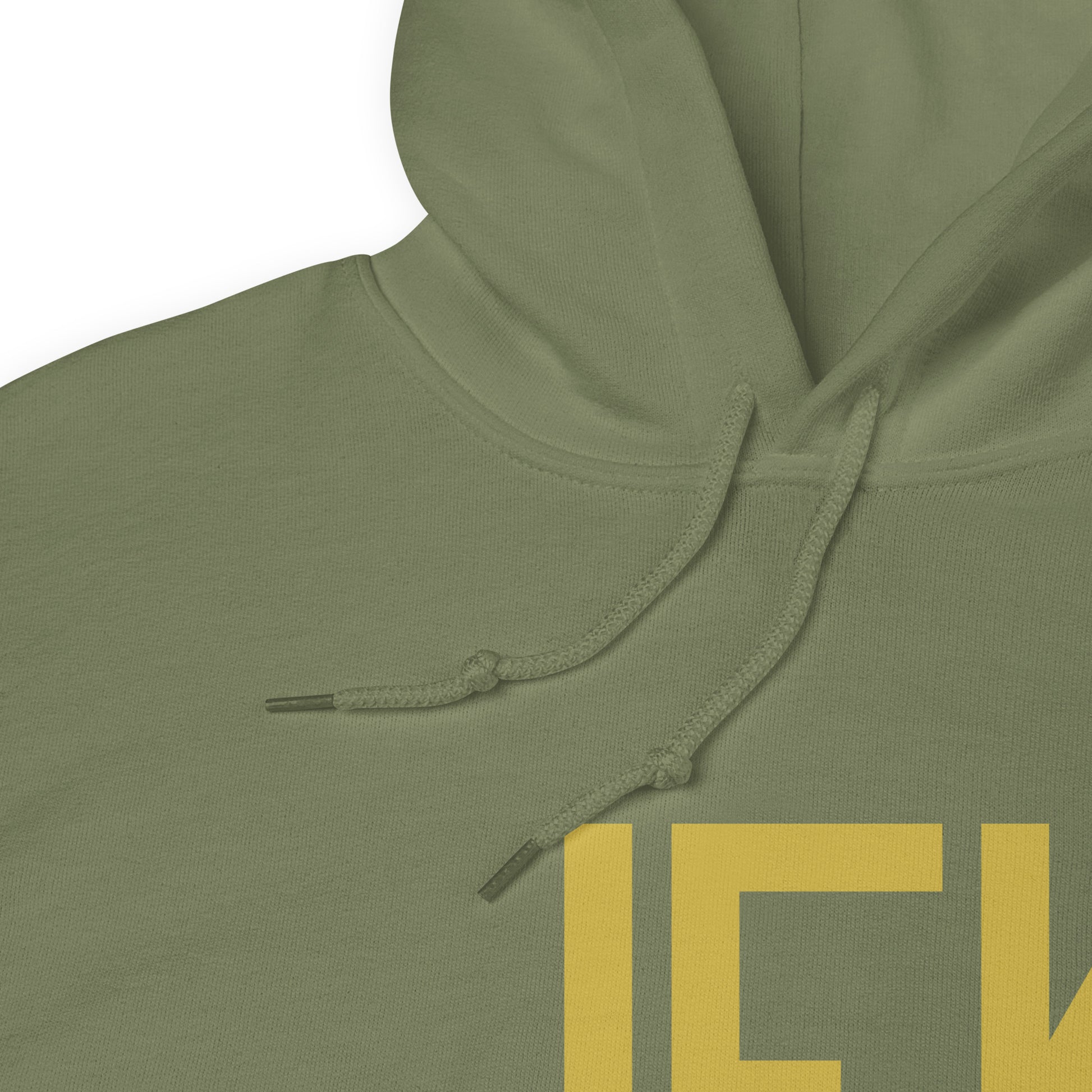 Aviation Gift Unisex Hoodie - Old Gold Graphic • JFK New York City • YHM Designs - Image 08