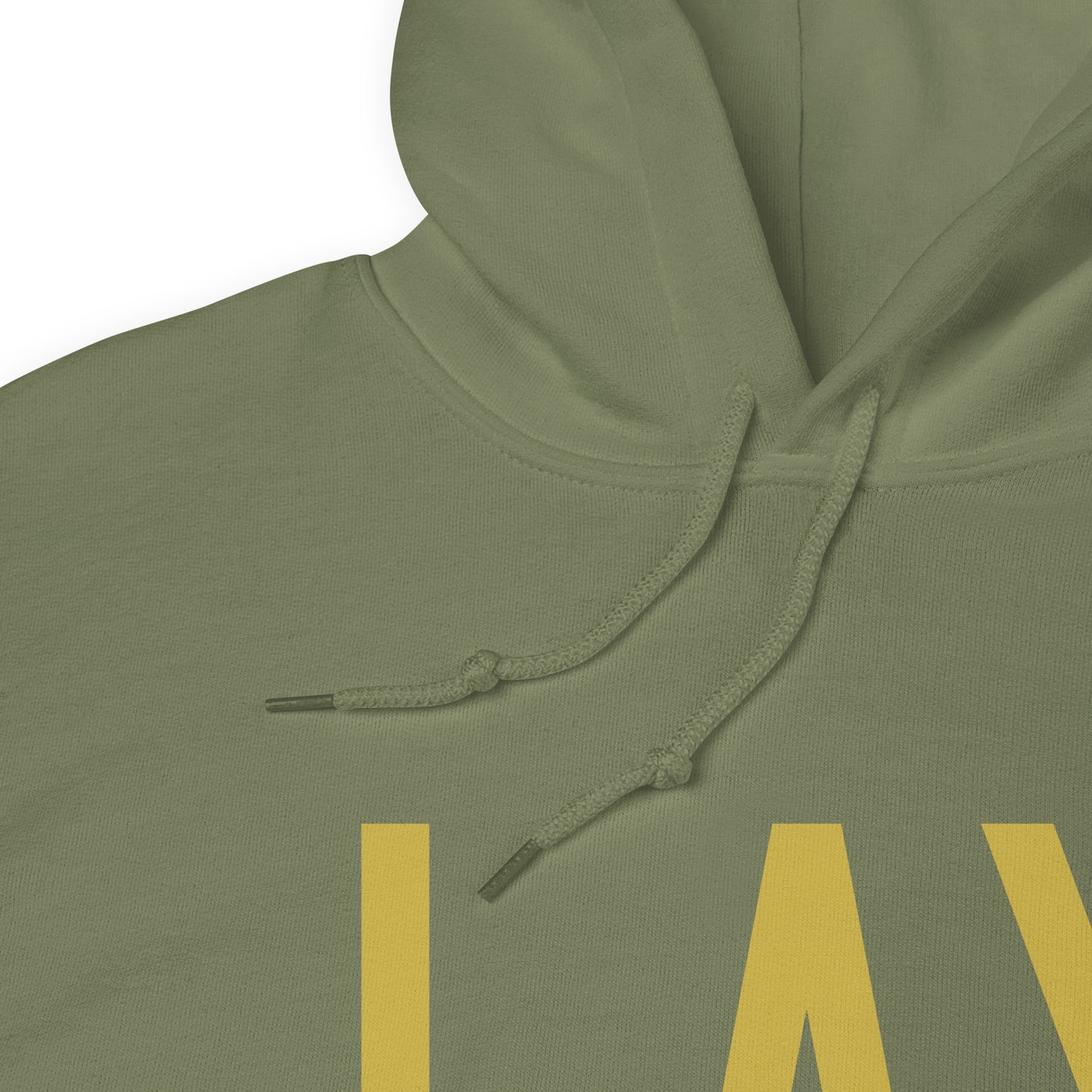 Aviation Gift Unisex Hoodie - Old Gold Graphic • LAX Los Angeles • YHM Designs - Image 08